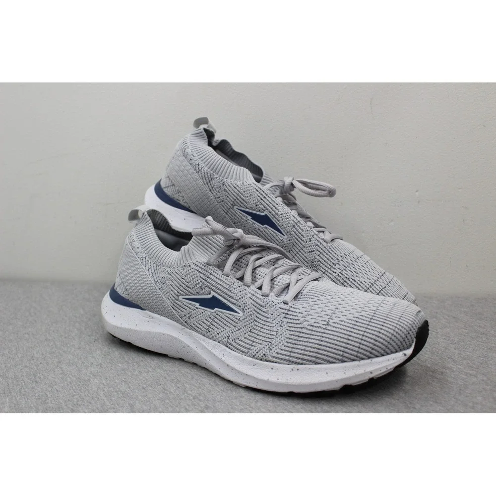 Avia Shoe Men 11.5 Gray Knit Running Sneaker MNAV24AC005 Athletic‎ Comfort